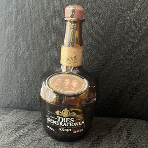 Tres Generaciones Amber Glass Decanter from Mexico